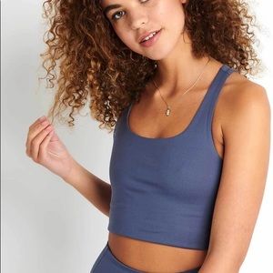 NWT Girlfriend Collective Paloma Bra Tanzanite XL